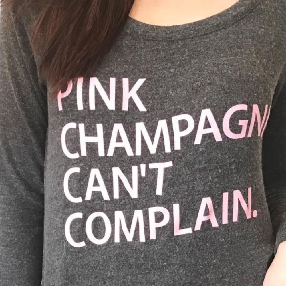 PINK CHAMPAGNE. CAN’T COMPLAIN.